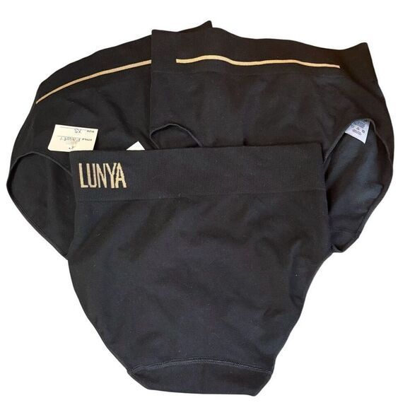 Lunya Seamless Modal Hipster 3 Pair all Size XS NWT All Black - Picture 6 of 8